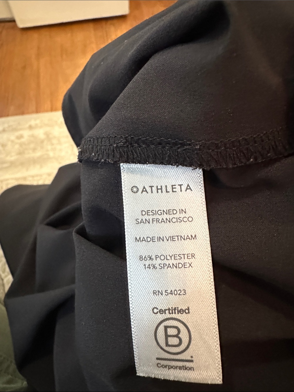Athleta Black Sleeveless V-Neck Maxi Dress with Waist Tie - Picture 7 of 7